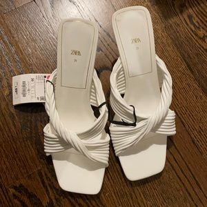 Zara sandals, size 8 (EU39), new with tags